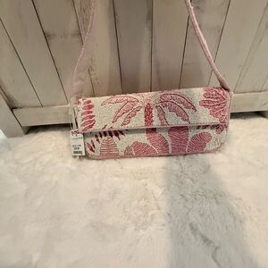 Pink PALM TREE TJMAXX BEADED Women's Bag
